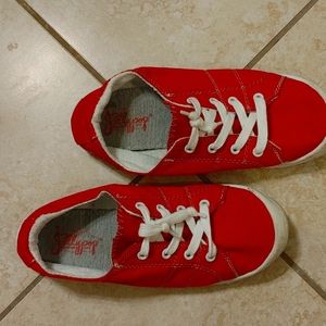 Red Roxy Jellypop Sneakers